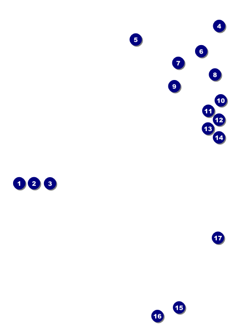 Toronto Club Flyer (White) Front Field Markers