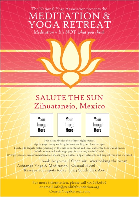 Lotus Flower Club Flyer