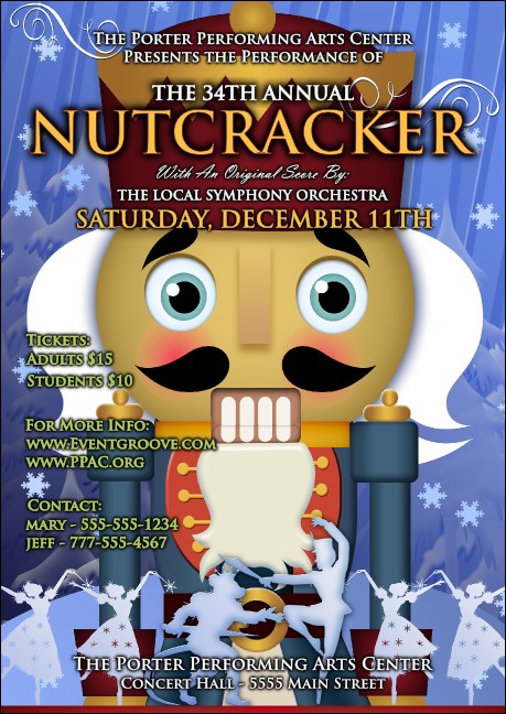 Nutcracker Ballet Club Flyer