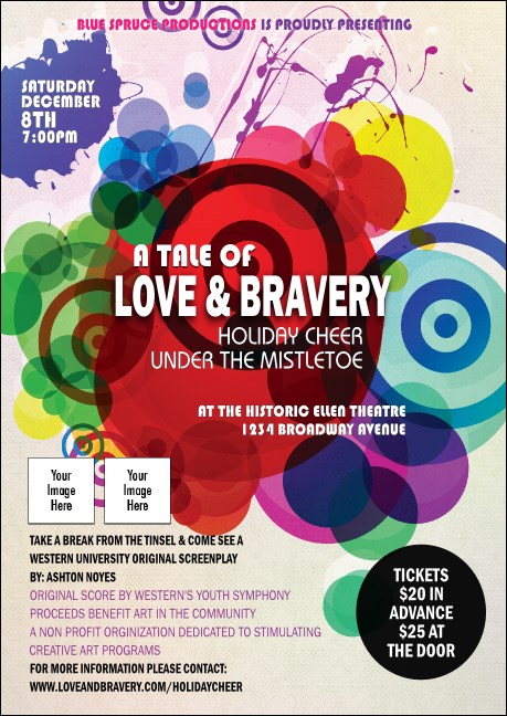 Color Circles Club Flyer