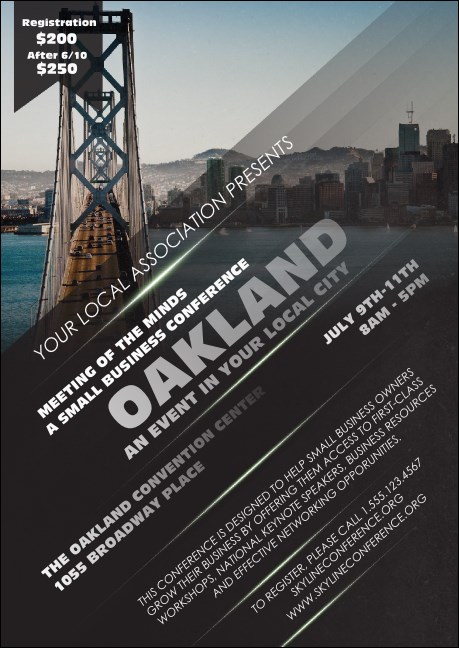 Oakland Club Flyer