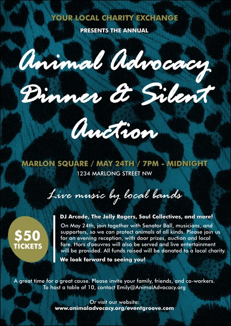 Animal Print Club Flyer